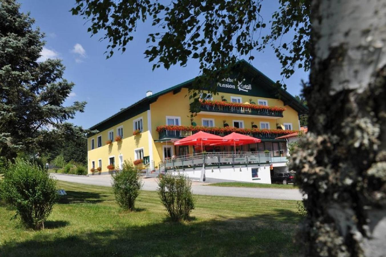 Cafe-Pension Kristall Hirschenwies Buitenkant foto
